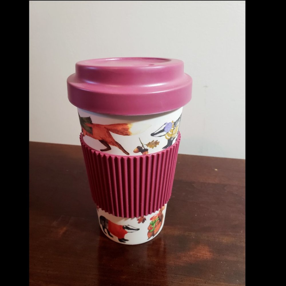 Harvest Green Studio - Fall Animal Travel Mug